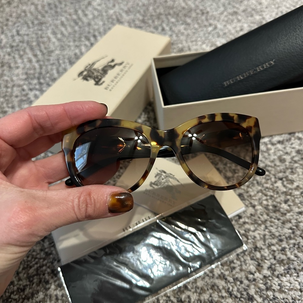 Burberry Tortoise Shell Sunglasses
